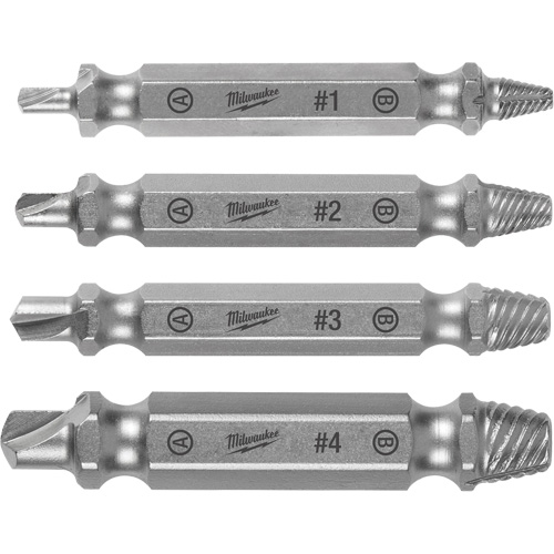 Screw Extractor Set, High Speed Steel, 4 Pieces Nia-Chem Ltd.