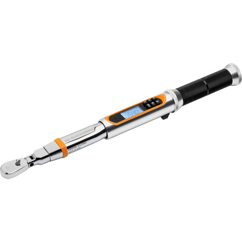 120XP Flex Head Torque Wrench with Angle, Electronic, 1/4" Square Drive, 24 - 240 in-lbs. Nia-Chem Ltd.