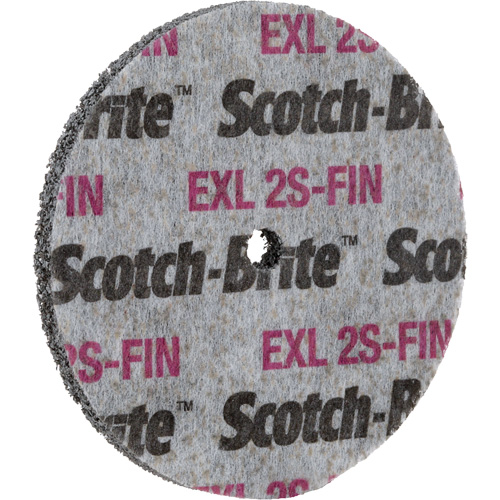 Meule homog&egrave;ne Scotch-Brite EXL, 3" x 1/2", Arbre de 1/4" Nia-Chem Ltd.