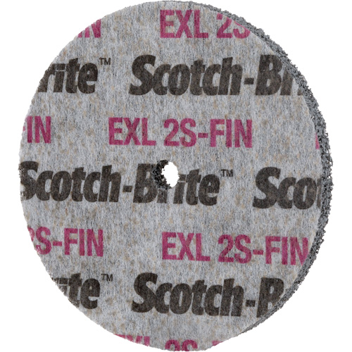 Meule homog&egrave;ne Scotch-Brite EXL, 3" x 1/2", Arbre de 1/4" Nia-Chem Ltd.
