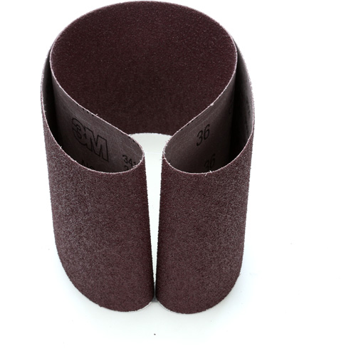 Courroie en textile 241D, 6" la x 48" lo, Oxyde d'aluminium, Grain 36 Nia-Chem Ltd.