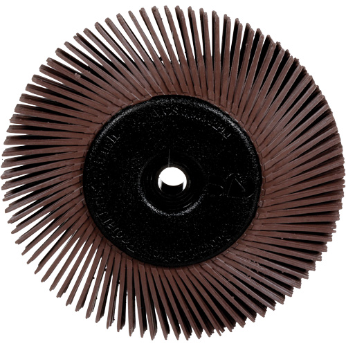 Brosses radiales bristle pour meuleuses d'&eacute;tabli, Grain 36X, 6" dia. Nia-Chem Ltd.