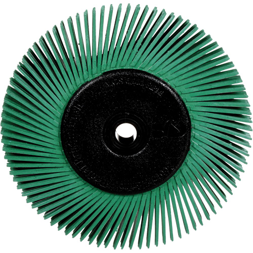 Brosses radiales bristle pour meuleuses d'&eacute;tabli, Grain 50X, 6" dia. Nia-Chem Ltd.