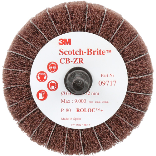 Disque combin&eacute; Scotch-Brite, 2-1/2" dia., Grain 80, Oxyde d'aluminium Nia-Chem Ltd.