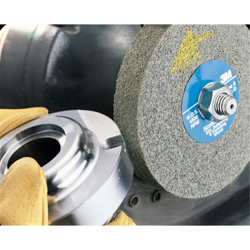 Scotch-Brite EXL Deburring Wheels, 6" x 1/2", 1" Arbor, Aluminum Oxide Nia-Chem Ltd.