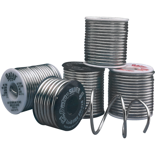 M&eacute;tal d'apport 40/60 &agrave; usage g&eacute;n&eacute;ral, &agrave; base de plomb, 40 % d'&eacute;tain, 60 % de plomb, &acirc;me Acide, dia. 0,125" Nia-Chem Ltd.