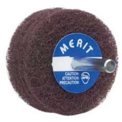 Abrasotex Non-Woven Disc Wheel, 3" Dia. x 1" W, 1/4" Arbor, Aluminum Oxide Nia-Chem Ltd.