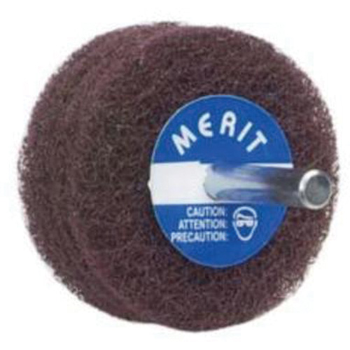 Abrasotex Non-Woven Disc Wheel, 4" Dia., Fine Grit, Aluminum Oxide Nia-Chem Ltd.