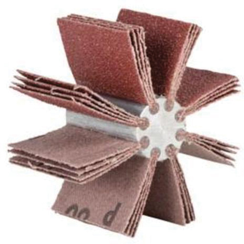 Plain Flap B-825 Bore Polisher, Aluminum Oxide, 80 Grit, 5-3/4" x 1-1/2" x Nia-Chem Ltd.