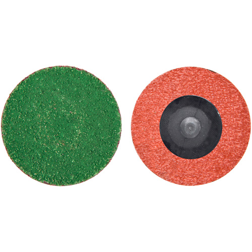 Disque de toile &agrave; changement rapide Zirc Plus, 2" dia., Grain 120, Alumine de zirconium Nia-Chem Ltd.