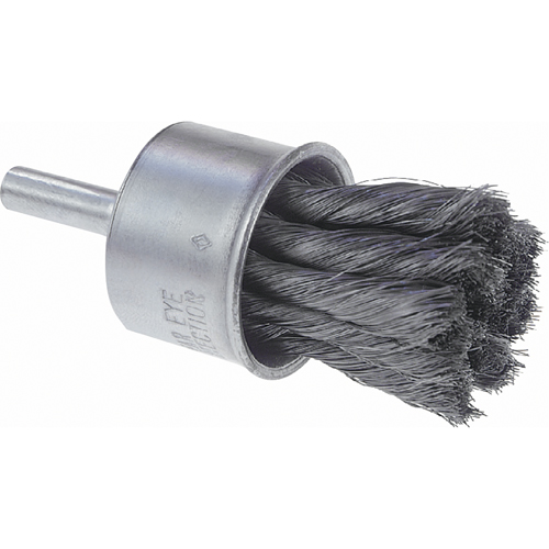 Brosses mont&eacute;es &agrave; fils nou&eacute;s, 1" dia., dia. Des fils 0,006", Tige 1/4" Nia-Chem Ltd.