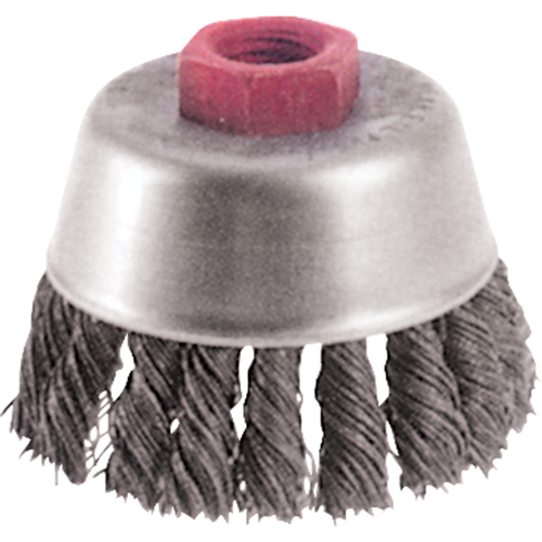 Brosses-boisseau &agrave; fils nou&eacute;s - Petites rectifieuses &agrave; grande vitesse, 2-3/4" dia. x M10x1,25 arbre Nia-Chem Ltd.