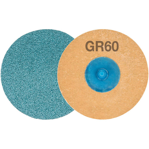 TWIST TOPCUT Sanding Disc, 3" Dia., 60 Grit, Zirconium Nia-Chem Ltd.