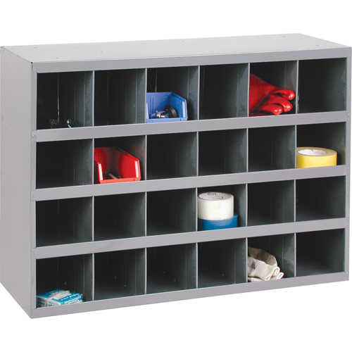 Armoires pour bacs de rangement en acier, 33-3/4" la x 12" p x 23-7/8" h, Gris Nia-Chem Ltd.