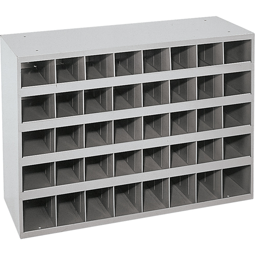Armoires pour bacs de rangement en acier, 33-3/4" la x 12" p x 23-7/8" h, Gris Nia-Chem Ltd.