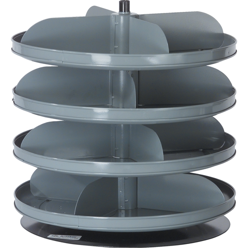 Modules de stockage Rotabin, 60 lb Capacit&eacute; par niveau, 6 Niveau(x), 26-1/8" ha x 17" dia Nia-Chem Ltd.