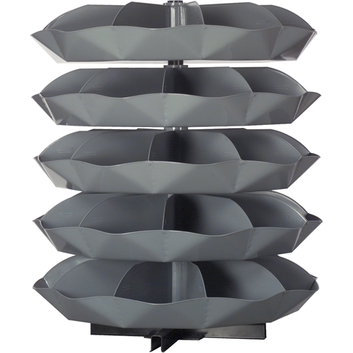 Modules de stockage Rotabin, 625 lb Capacit&eacute; par niveau, 5 Niveau(x), 56" ha x 44" dia Nia-Chem Ltd.