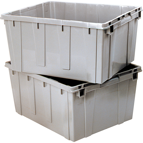 Nesting Container, 21.1" W x 17.7" D x 12" H, Grey Nia-Chem Ltd.