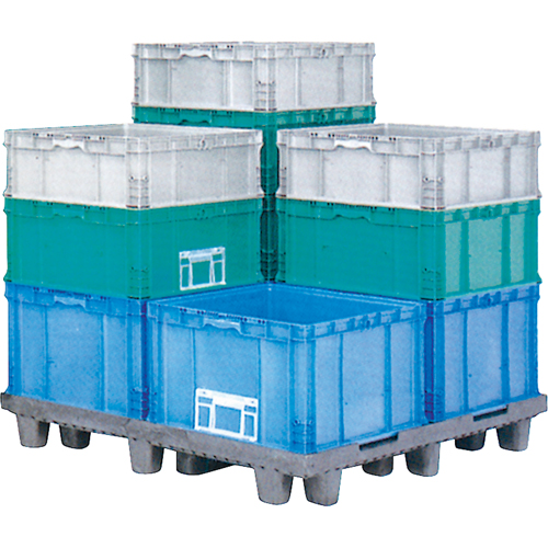 Syst&egrave;me de contenants d'exp&eacute;dition 4845 de StakPak Plus, 15" la x 24" p x 9,5" h, Bleu royal Nia-Chem Ltd.