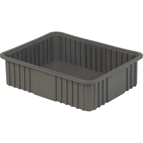 Divider Box, Polyethylene, 20.9" W x 15.9" D x 6" H, Grey Nia-Chem Ltd.