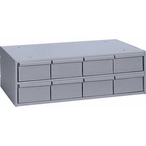 Casiers &agrave; tiroirs industriels, 8 tiroirs, 22-3/4" la x 11-5/8" p x 7-3/8" h, Gris Nia-Chem Ltd.