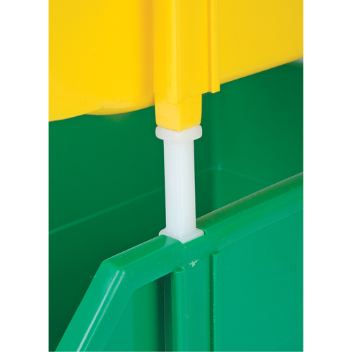 Stack & Hang Bin, 5-7/8" W x 4-11/16" H x 9-13/16" D, Yellow Nia-Chem Ltd.