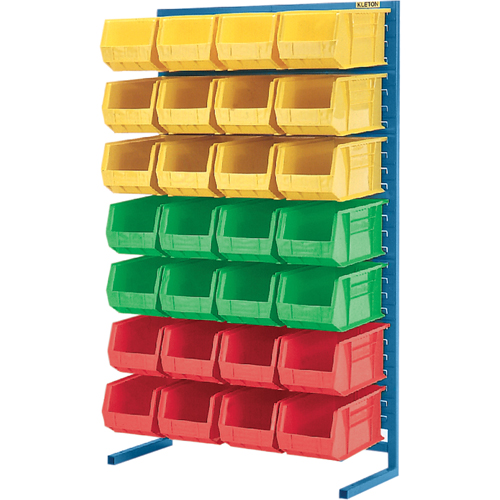 Supports fixes pour contenants - &agrave; un cot&eacute; - Support seulement, 36" la x 12" p x 61" h Nia-Chem Ltd.