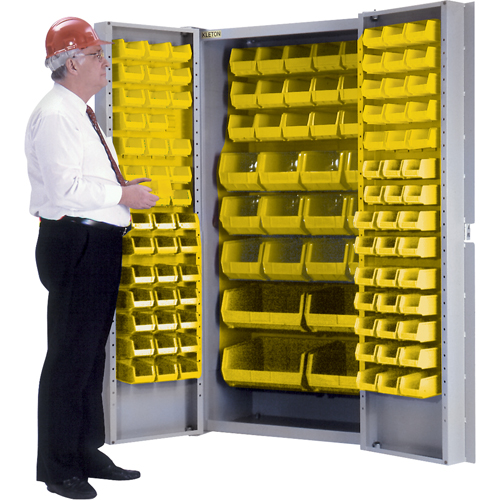 Armoire &agrave; combinaison avec porte creuse, 38" la x 24" p x 72" h, 36 tablettes Nia-Chem Ltd.
