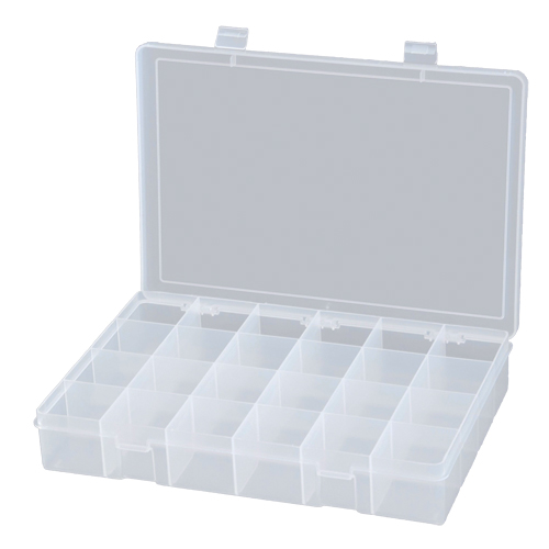 Boîtes &agrave; compartiments compactes en polypropyl&egrave;ne, 13-1/8" la x 9" p x 2-5/16" h, 24 compartiments Nia-Chem Ltd.