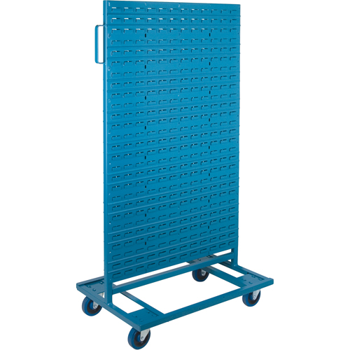 Supports mobiles pour contenants - &agrave; deux c&ocirc;t&eacute;s, 0 bacs, 36" la x 24" p x 67-1/2" h Nia-Chem Ltd.