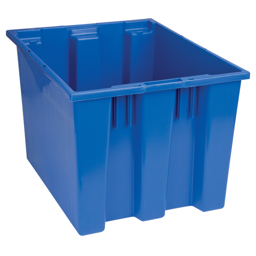 Contenants Stack & Nest, 13" x 19,5" x 15,5", Bleu Nia-Chem Ltd.