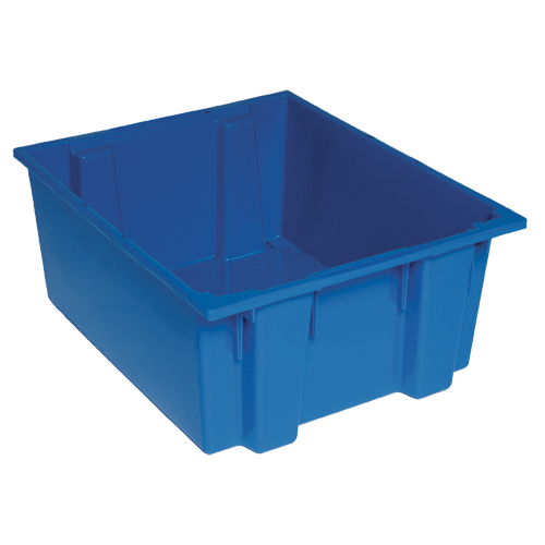 Contenants Stack & Nest, 10" x 23,5" x 19,5", Bleu Nia-Chem Ltd.