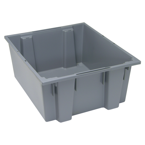 Contenants Stack & Nest, 10" x 23,5" x 19,5", Gris Nia-Chem Ltd.