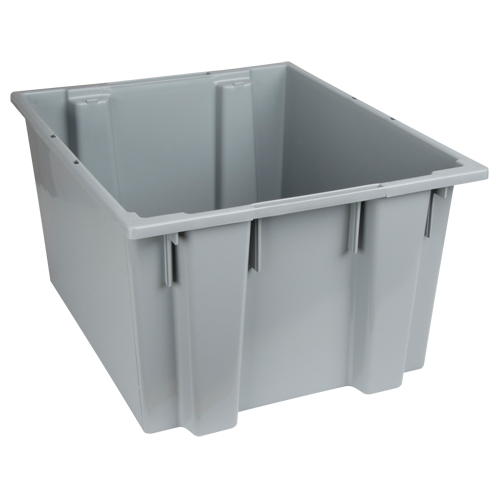 Contenants Stack & Nest, 13" x 23,5" x 19,5", Gris Nia-Chem Ltd.