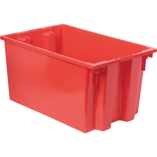 Contenants Stack & Nest, 12" x 23,5" x 15,5", Rouge Nia-Chem Ltd.