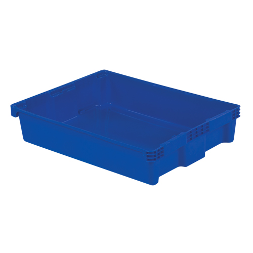 Contenants Stack-N-Nest Polylewton, 6,1" x 29,6" x 22,4", Bleu Nia-Chem Ltd.