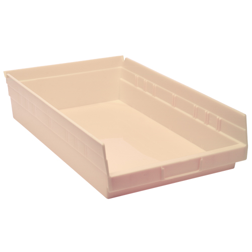 Economy Shelf Bin, 11-1/8" W x 4" H x 17-7/8" D, Ivory Nia-Chem Ltd.