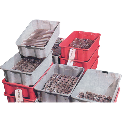 Stack-N-Nest&reg; Plexton Containers, 16.9" W x 30.6" D x 11.1" H, Red Nia-Chem Ltd.
