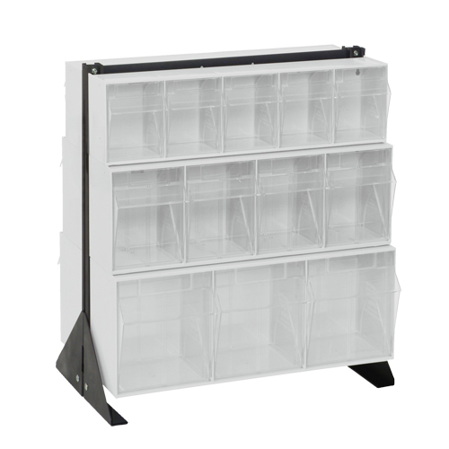 Support pour bacs basculants, 23-5/8" la x 16" p x 28" h, 24 tiroirs Nia-Chem Ltd.