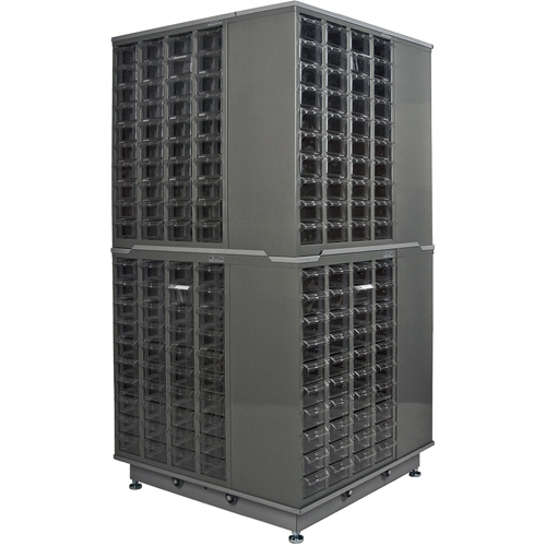 Casiers pour pi&egrave;ces KPC-600, Acier galvanis&eacute;, 40 tiroirs, 18-3/10" x 8-7/10" x 25-3/10", Gris Nia-Chem Ltd.