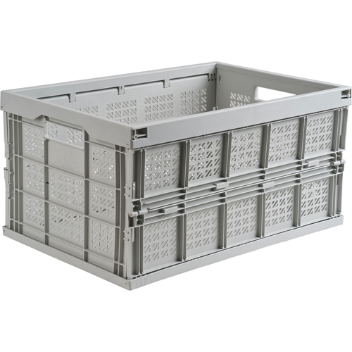 Bac repliable, 21" lo x 14" la x 10,5" h, Gris Nia-Chem Ltd.
