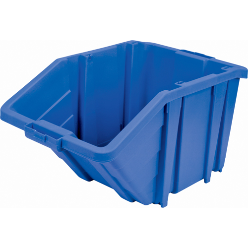 Bac g&eacute;ant en plastique, 15-1/2" la x 13" H x 25" p, Bleu, Capacit&eacute; 200 lb Nia-Chem Ltd.