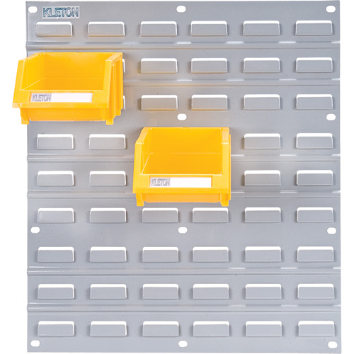 Metal Louvered Panel Bin Support Rack, 16 Bins, 18" W x 1/8" D x 19" H Nia-Chem Ltd.