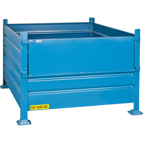 Bulk Stacking Containers, 30" H x 34.5" W x 40.5" D, 4500 lbs. Capacity Nia-Chem Ltd.