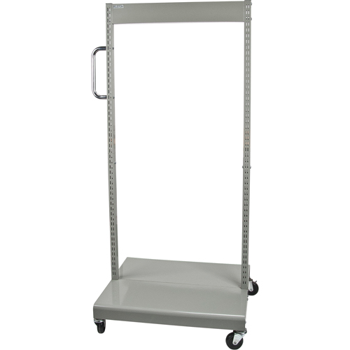 Servante mobile de bacs &agrave; plateaux inclinables - chariot seulement, &agrave; deux c&ocirc;t&eacute;s, 26-1/4" la x 22" p x 57-1/2" h Nia-Chem Ltd.
