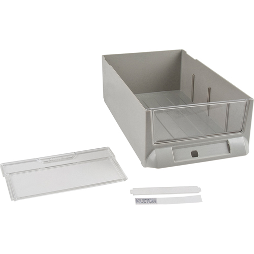 Replacement Drawer for KPC-200 Parts Cabinets, Plastic, 5-3/8" W x 9-13/16" D x 3-3/10" H, Grey Nia-Chem Ltd.