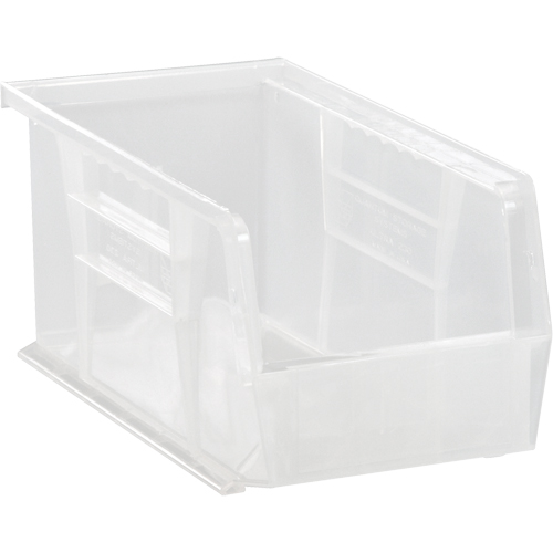 Bac transparent ultra empilable & suspendable, 4-1/8" la, 4" h x 10-7/8" p, Transparent Nia-Chem Ltd.