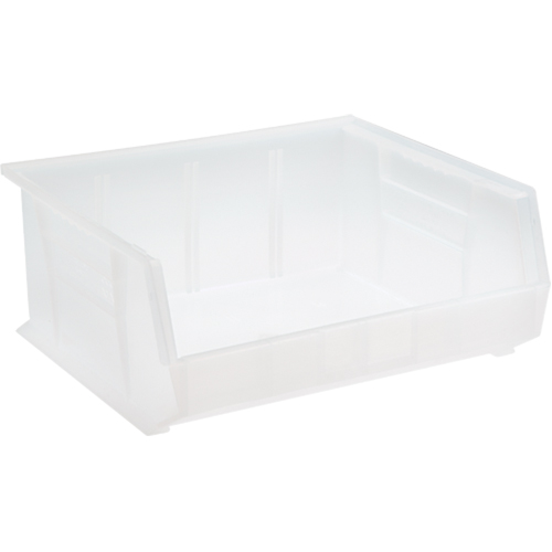 Bac transparent ultra empilable & suspendable, 16-1/2" la, 7" h x 14-3/4" p, Transparent Nia-Chem Ltd.
