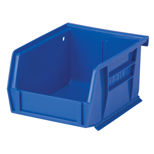 Stack & Hang Bin, 4-1/8" W x 3" H x 5-3/8" D, Blue Nia-Chem Ltd.
