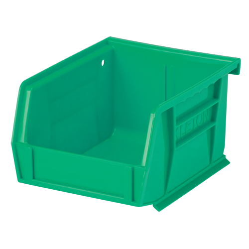 Stack & Hang Bin, 4-1/8" W x 3" H x 5-3/8" D, Green Nia-Chem Ltd.